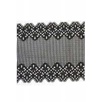 Кружево стрейч диз.24 цв.черный