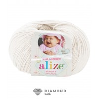 Беби вул цв. 62 молочный