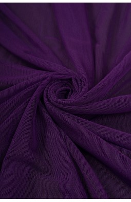 Сетка - стрейч цв.18 пурпурный