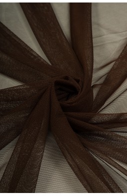Сетка - стрейч цв.25 коричневый