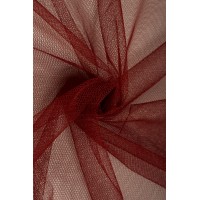 01680 Фатин жесткий цв.39 бордовый