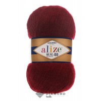 Ангора Реал 40 цв.57 бордовый