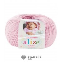 Беби вул цв. 184 светло-розовый