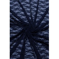 03041 Гипюр стрейч цв.т.синий