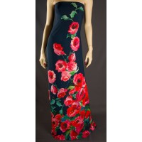 02243 Шифон диз. 33126 кол. 02 т.синій