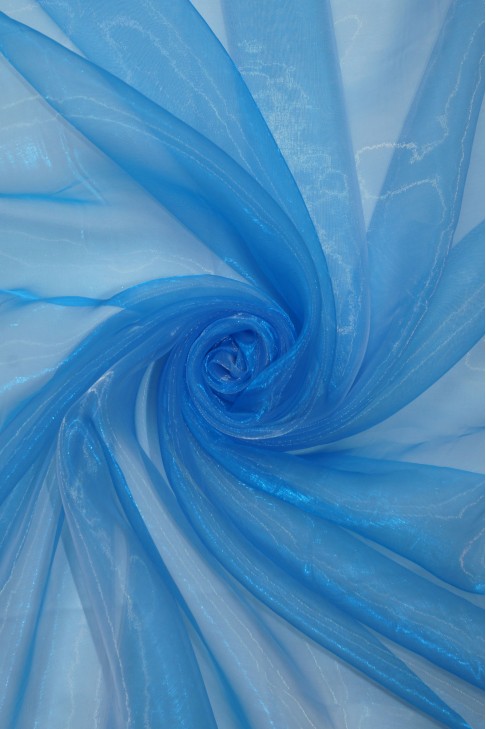 1012 Органза цв.08 ярко-голубой