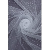 1681 Фатин точка диз.03 цв.белый