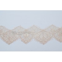 4076 Кружево шантильи цв.беж