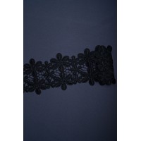 01653 Кружево макраме цв.черный