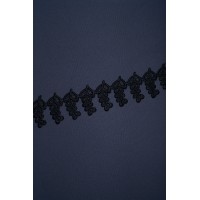 01639 Кружево макраме цв.черный