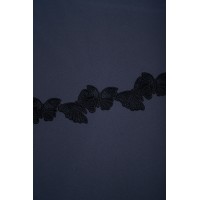 01780 Кружево макраме цв.черный