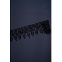 01525 Кружево макраме цв.черный