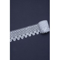0019 Кружево макраме цв.02 белый