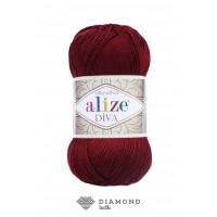 Дива цв. 57 бордовый