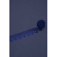 00420 Кружево макраме цв.04 т.синий