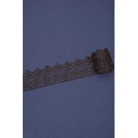 05064 Кружево макраме цв.кофе