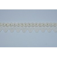 4636  Кружево макраме диз.YF 29 цв.крем