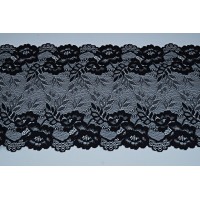 65143 Кружево стрейч цв.черный
