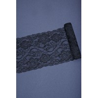 005 Кружево стрейч цв.черный