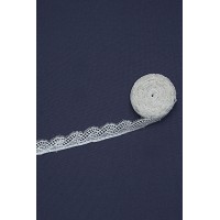 0023 Кружево макраме цв.молочный