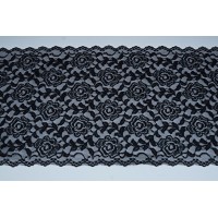 004 Кружево стрейч цв.черный