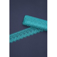 15125-1 Кружево макраме цв.24 бирюзы