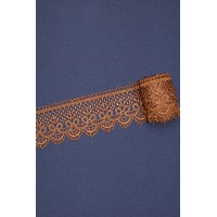 Кружево макраме диз.01 цв.бронзовый