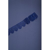 Кружево макраме диз.02 цв.темно синий
