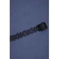 Кружево макраме диз.03 цв.черный