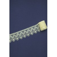 Кружево макраме диз.01 цв.желтый