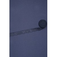 Кружево стрейч диз.01 цв.графитовый