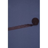 Кружево стрейч диз.01 цв.коричневый