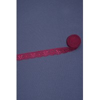 Кружево стрейч диз.01 цв.бордовый