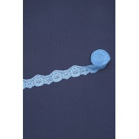 Кружево стрейч диз.06 цв.голубой