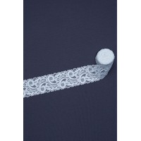 Кружево стрейч диз.05 цв.белый