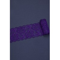 Кружево стрейч  диз.01 цв.фиолетовый