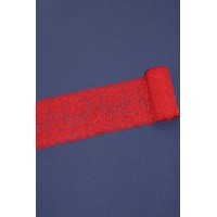Кружево стрейч  диз.02 цв.красный