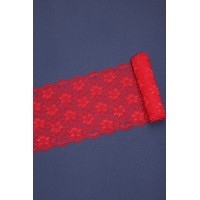 Кружево стрейч диз.01 цв. красный