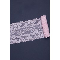 Кружево стрейч диз.02 цв. св.розовый