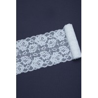 Кружево стрейч диз.10 цв. белый