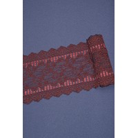 Кружево стрейч диз.06 цв. коричневый