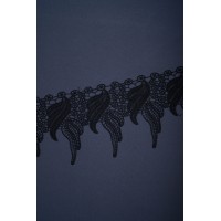 Кружево макраме диз.01 цв.черный