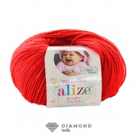 Беби вул цв. 56 красный