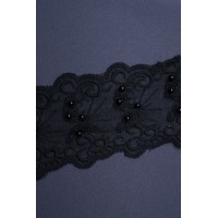 Кружево на сетке диз.02 цв.черный