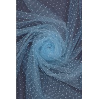 1681 Фатин точка диз.04 цв. голубой