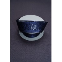 Тесьма атласная перфорированная цв.синий