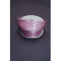 Тесьма атласная перфорированная цв.розовый