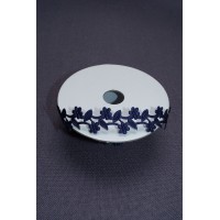 335 Тесьма атласная перфорированная цв.синий