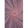 2574 Фатин горох флок цв.03 розовый