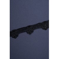 1093 Кружево макраме цв.черный